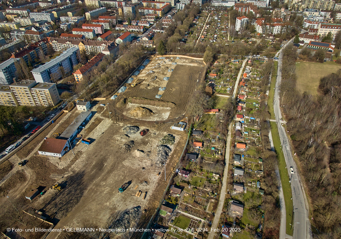 20.02.2023 -  der verschwundene Hachinger Bach in Neuperlach und Berg am Laim